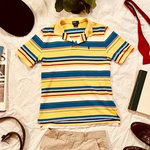 Polo by Ralph Lauren Boys Large Multi Color Striped Polo